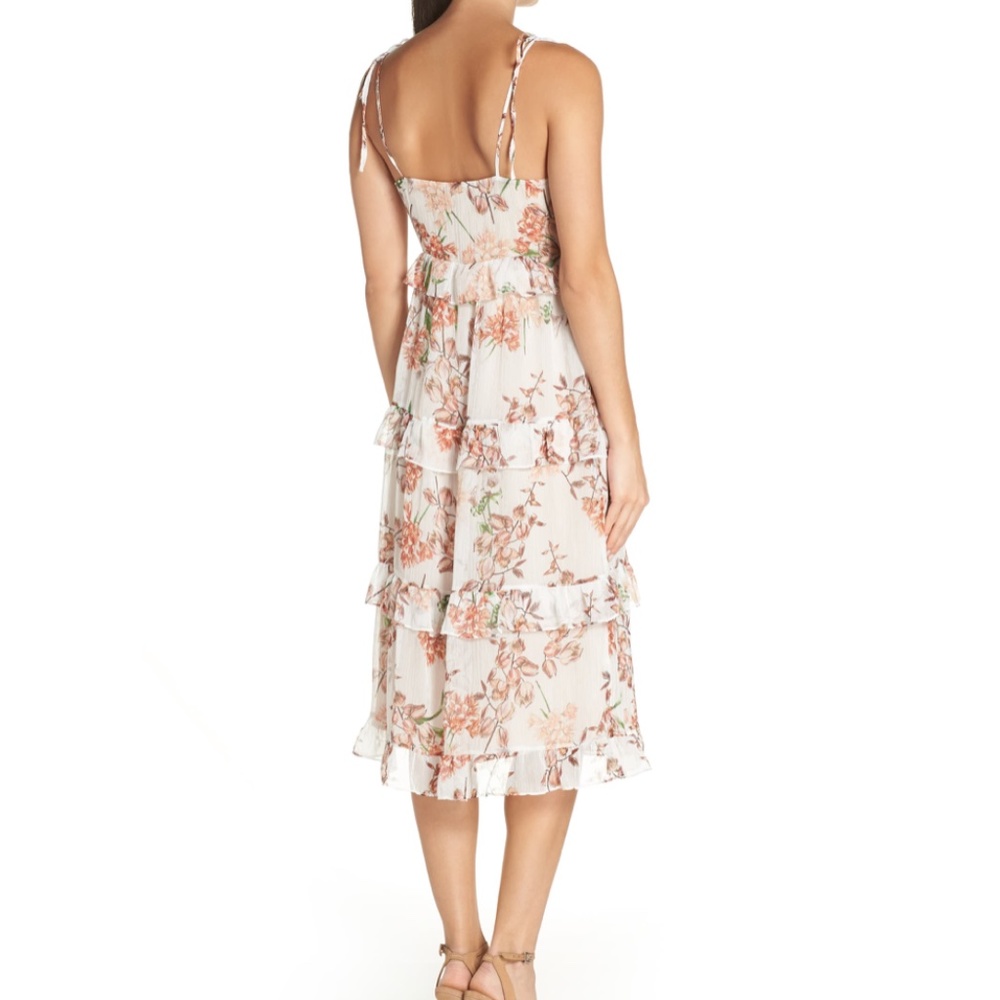 Anthropologie LENON Ruffle Midi Dress